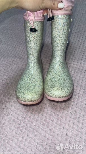 Детские резиновые сапоги 34 размер
