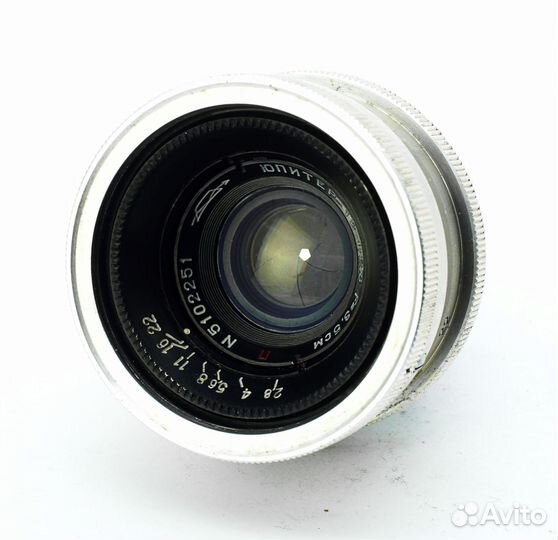 Белый серебряный Юпитер 12 1951г. 2.8/35, в идеале