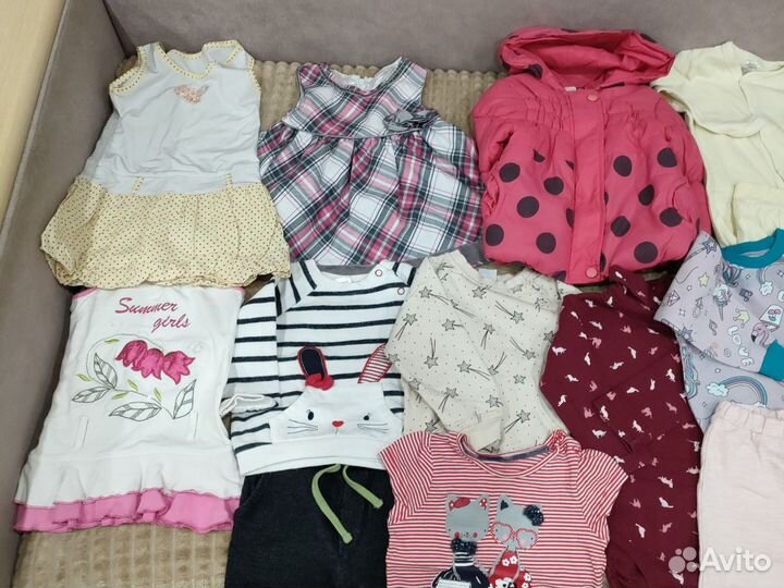 Пакет вещей для девочки 74 80