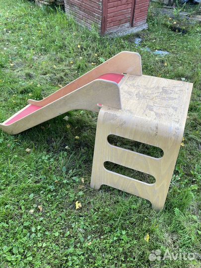 Деревянная детская горка IKEA