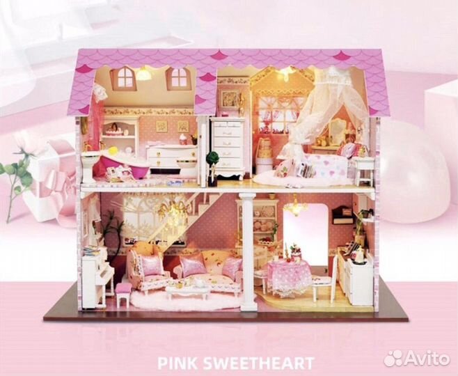 Миниатюра большая, конструктор дом, собери сам