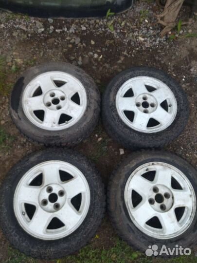 Литые диски R15 с зимней резиной