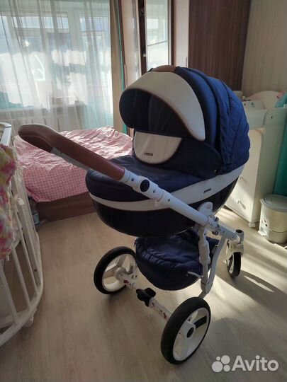 Коляска 2 в 1 adamex, сломано колесо