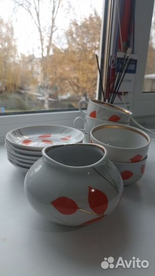 Чайный сервиз из 5 предметов