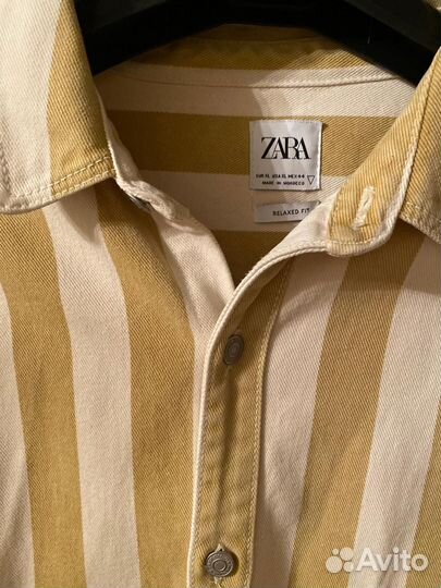 Рубашка мужская Zara р.XL(52)