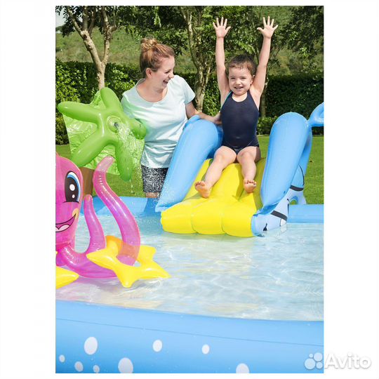 Детский надувной бассейн новый