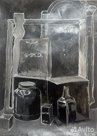 Академический натюрморт 50 на 70