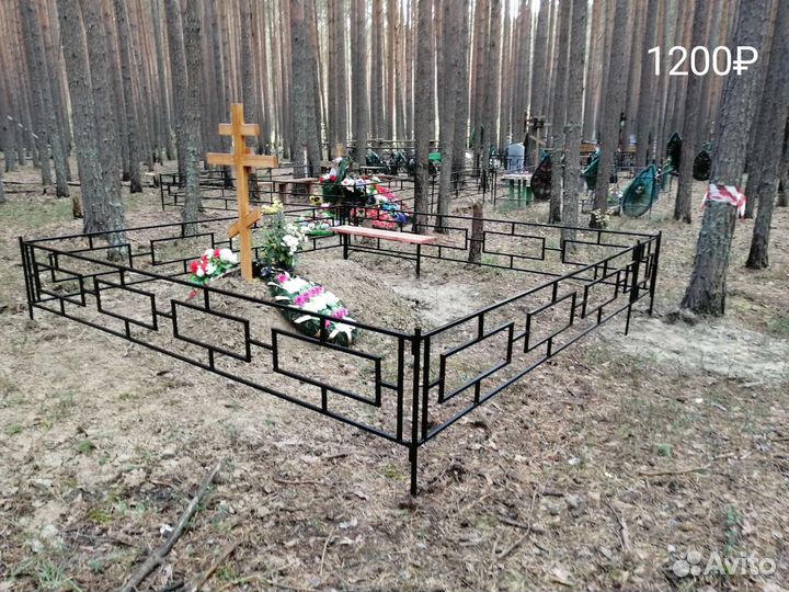 Оградки на кладбище