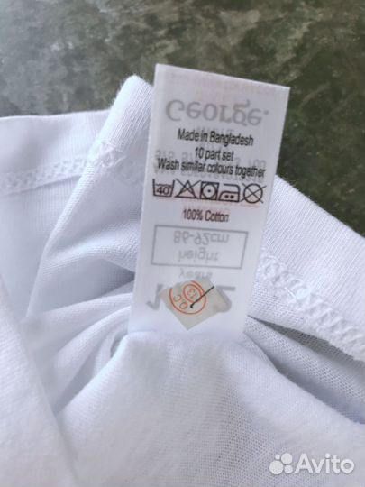 Майки для девочки George 86/92