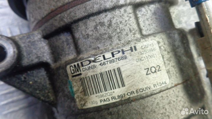 Компрессор кондиционера chevrolet cruze 2009-2016