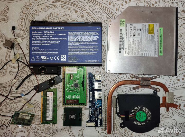 Ноутбук Acer 3650 на запчасти