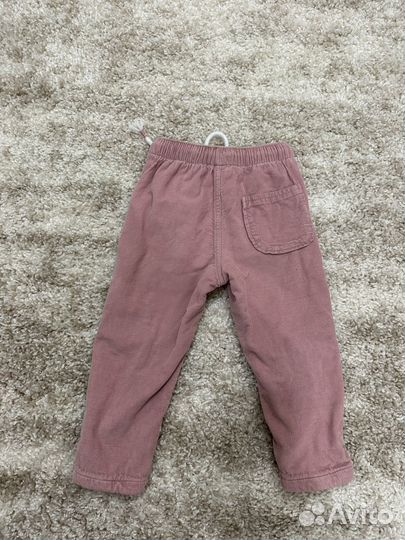 Брюки утепленные для девочек 86