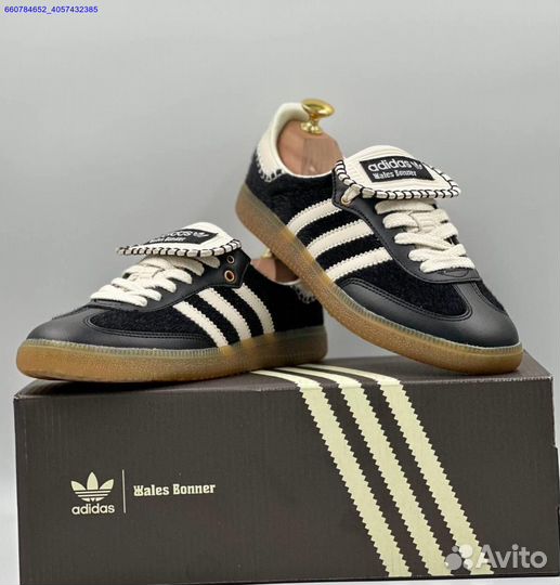 Кроссовки Adidas Samba & Wales Bonner (Арт.72787)