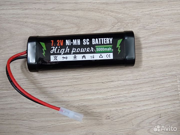 Аккумулятор длямоделей на радио ру 7.2v ni-mh