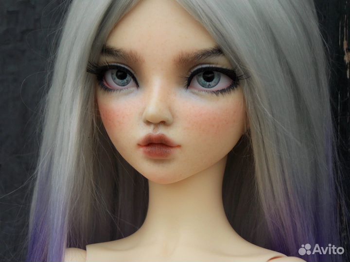 Парик альпака сури минифи 18см bjd