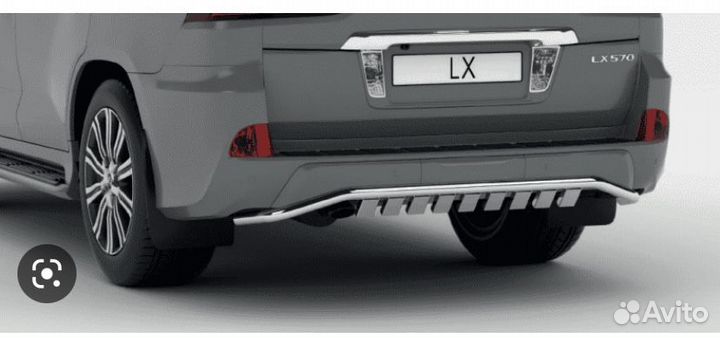 Защита бампера lexus lx570