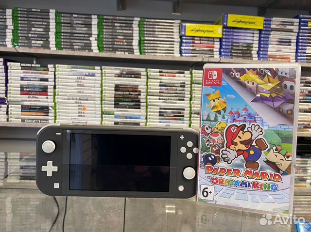 Nintendo Switch Lite + Игра Paper Mario