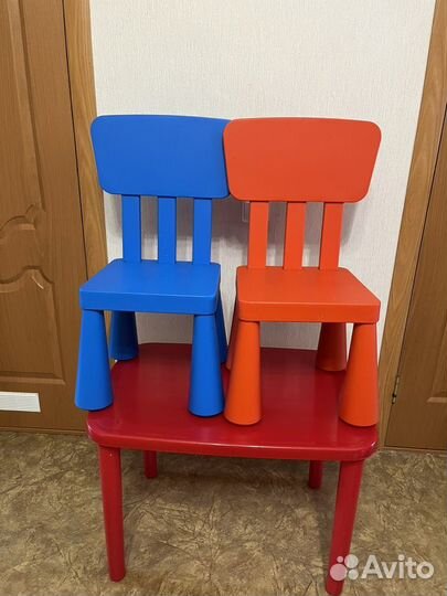 Столик и стульчики для детей