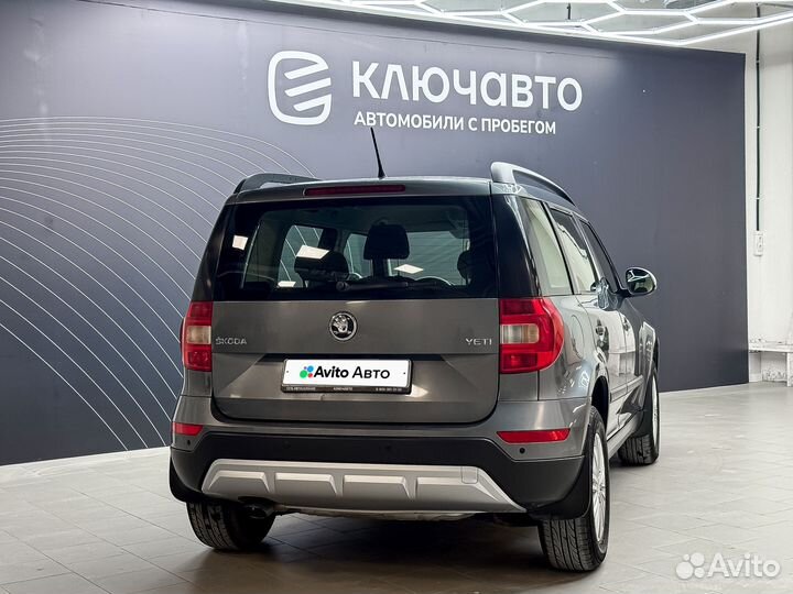 Skoda Yeti 1.6 AT, 2015, 124 500 км