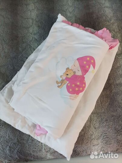 Детское одеяло и подушка