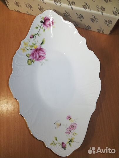 Фарфоровое блюдо/ваза для фруктов Lenardi, новое