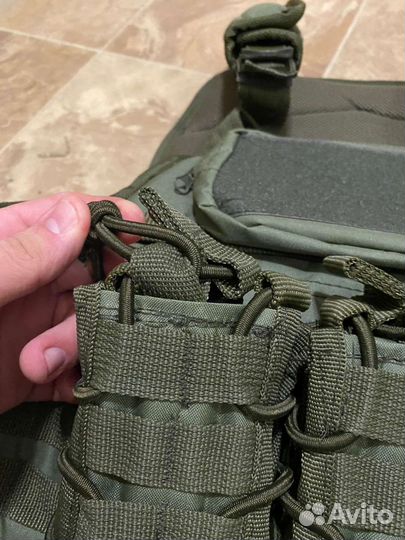 Разгрузочный жилет бронежилет плитник олива