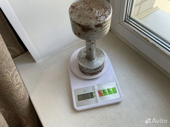 Гантель ретро