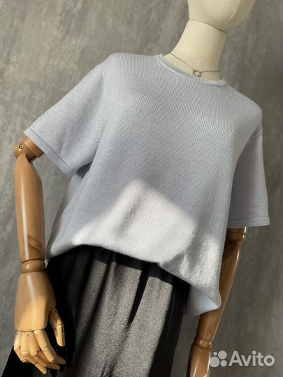 Джемпер меринос/шелк