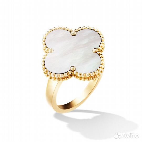 Кольцо Van Cleef & Arpels Magic Alhambra yellow go