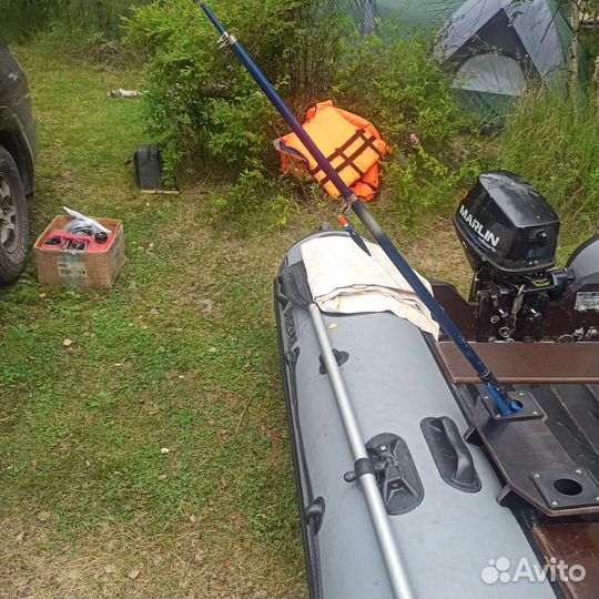 Надувная лодка с мотором бу