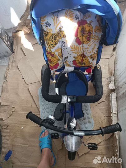 Коляска велосипед в хорошем состоянии