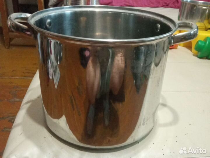 Кастрюля 9л нержавейка