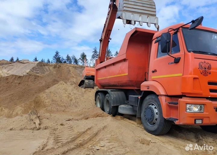 Песок карьерный пе сок речной