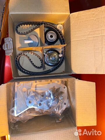 Грм комплект к4м Ларгус,Рено+помпа