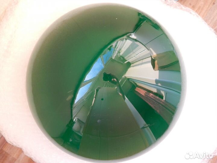 Оригинальный зеленый плафон на настольную лампу 50