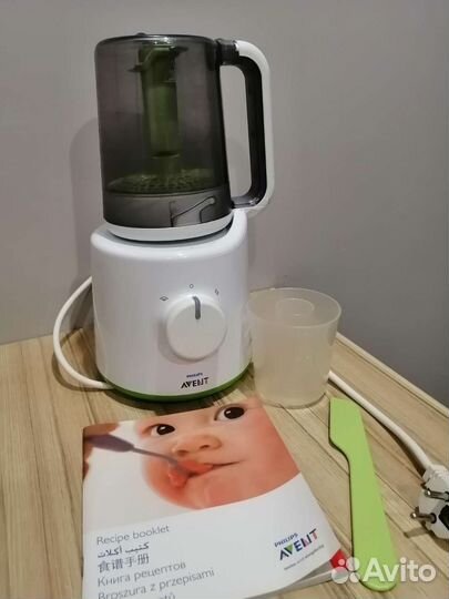 Пароварка блендер philips avent 2 в 1