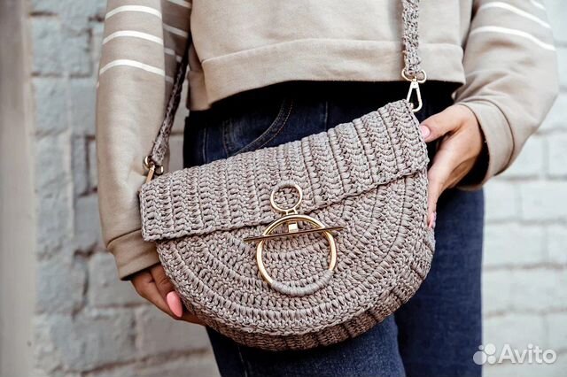 Сумка женская вязаная