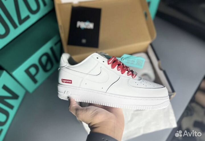 Кроссовки nike air force 1 supreme оригинал