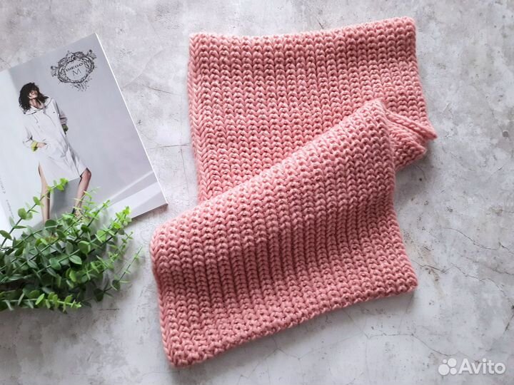 Снуд шарф женский