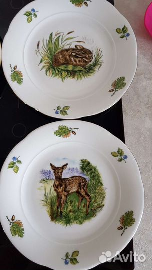 Тарелки фарфор гдр