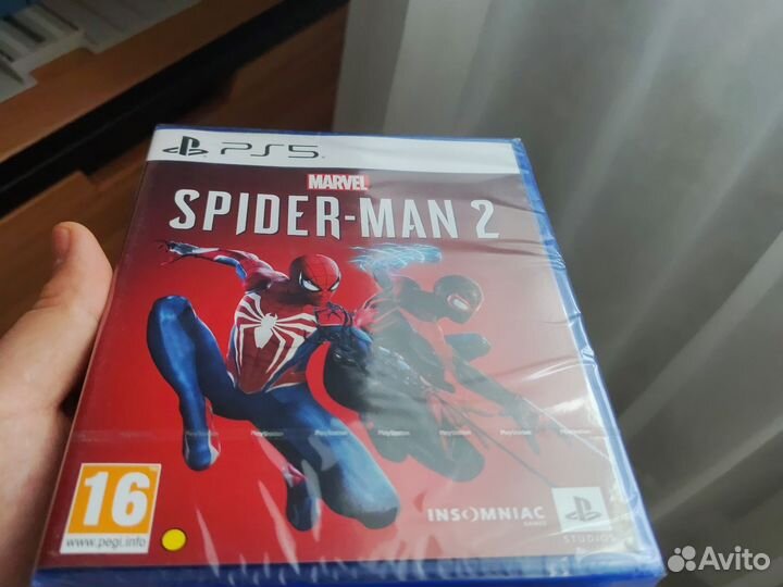 Человек паук 2 ps5 диск новый