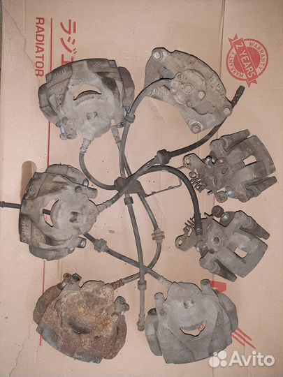 Суппорт передний тормозной renault fluence