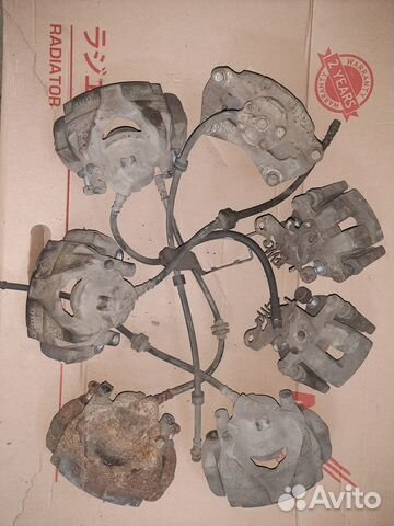 Суппорт передний тормозной renault fluence