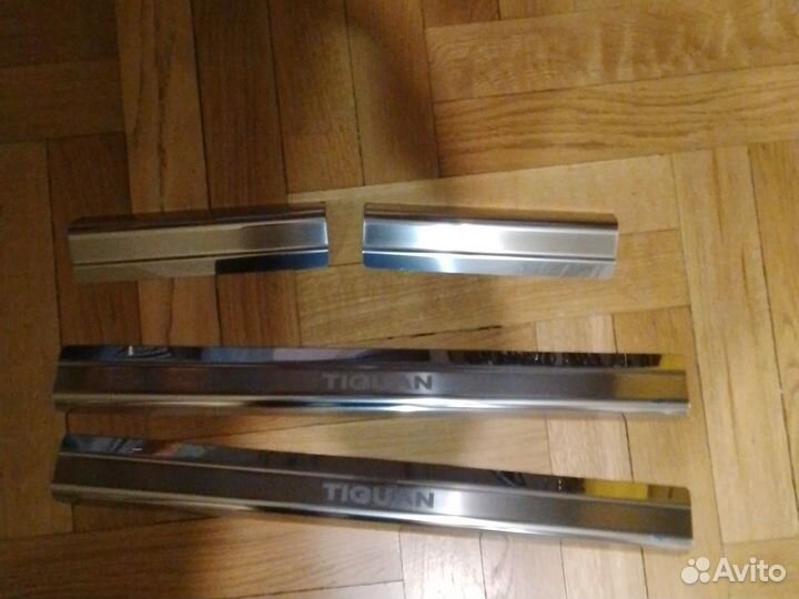 Накладки на пороги Фольксваген Тигуан