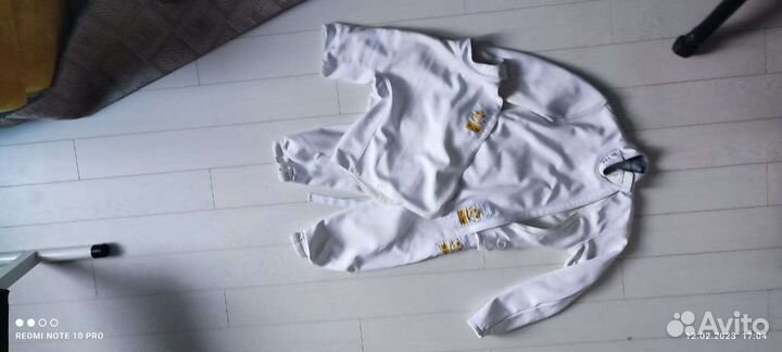 Куртка+брюки+набочник для фехтования