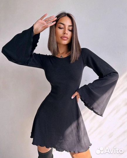 Платье трикотажное женское