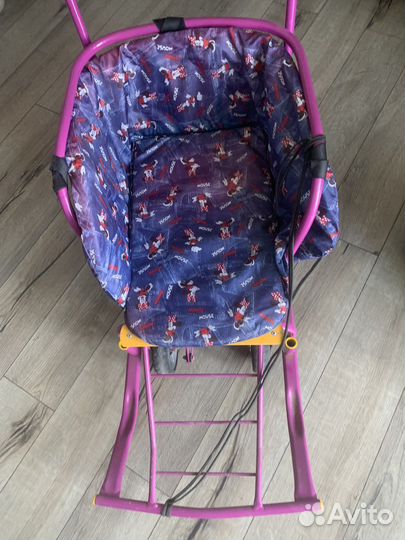 Детские санки с колесами