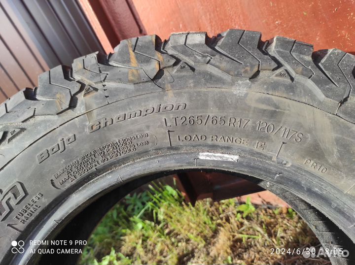 Bfgoodrich All-Terrain T/A 265/65 R17