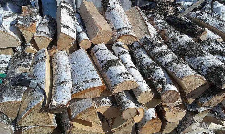 Дрова из березы колотые