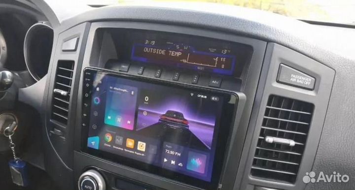 Магнитола Mitsubishi Pajero 4 Android IPS